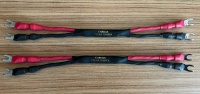 Cardas Clear Bi-Wire Speaker Jumper Cables (Set of 2) Spade To Spade - NEW OLD STOCK